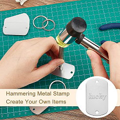 30 шт. пустые алюминиевые соединительные подвески&nbsp;FIND-BC0003-71P