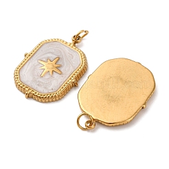 Подвески из нержавеющей стали 304 с эмалью&nbsp;STAS-U061-34G-A01