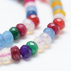 Натуральный белый нефритовый шарик нити&nbsp;G-R343-2x4-40