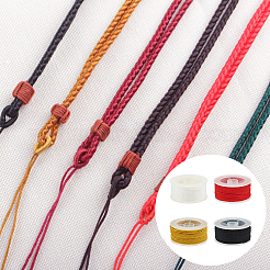 4 рулон 4-х цветная плетеная нейлоновая нить OCOR-AN0001-05