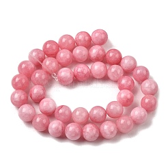 Природные окрашенные белого нефрита нитей бисера G-M402-C04-29