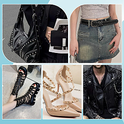 Г 320шт 4 цвета латунь горячая фиксация железа на заклепках KK-PH0013-49