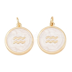 Pendentifs d'émail en laiton &nbsp;KK-CBA652E-01K
