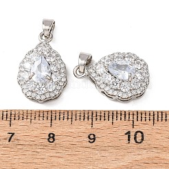 Латунные микро проложить кубического циркония подвески&nbsp;KK-Z141-02P-01