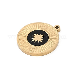 Подвески из нержавеющей стали 304 с эмалью&nbsp;STAS-I325-055G-02