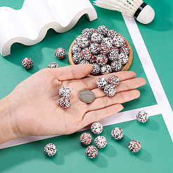 50шт 5 цвета силиконовые фокусные бусины&nbsp;SIL-TA0002-39