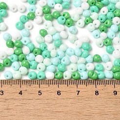 6/0 perles de rocaille en verre avec peinture à cuisson opaque&nbsp;SEED-M012-02A-27