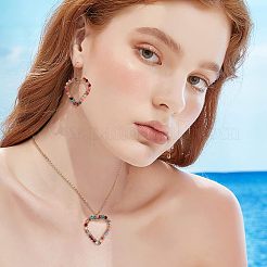 5 шт. подвески из натурального граненого агата в форме сердца FIND-FG0001-56