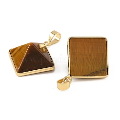 Ciondoli d'occhio di tigre naturale&nbsp;G-H359-03G-04
