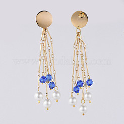 Длинные серьги кисточкой&nbsp;EJEW-JE03681-01