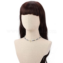 Браслет и колье с подвеской в виде звезды из латуни SJEW-JS01268