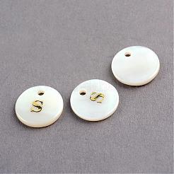 Pendentifs en coquillage d'eau douce&nbsp;SSHEL-S249-S