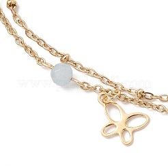 Браслеты на ногу из нержавеющей стали 304&nbsp;AJEW-AN00705-02