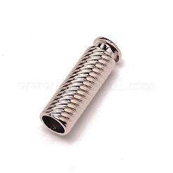 Zink-Legierung Endkappen für Kord&nbsp;FIND-WH0091-67P