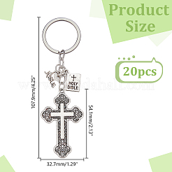 20шт. брелки из цинкового сплава&nbsp;KEYC-AR0001-38