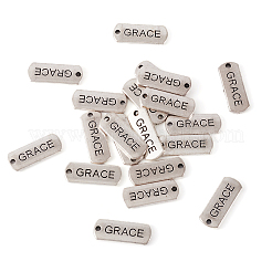 20шт прямоугольные подвески из сплава в тибетском стиле TIBEP-TAG0001-01