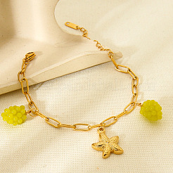 Браслеты с подвесками из нержавеющей стали 304 и смолы FS-WG4A3B2-01