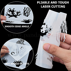 Plantillas de dibujo y pintura de rostros humanos para mascotas&nbsp;DIY-WH20097-020