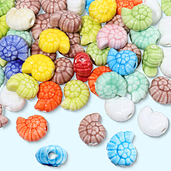 50 шт. фарфоровые керамические бусины ручной работы&nbsp;PORC-PA0001-16