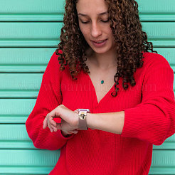 15 шт. 3-цветный сплав термопереводной ремешок для часов аксессуары FIND-CA0011-17B