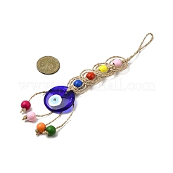 Подвеска с лэмпворком от сглаза HJEW-TA00393