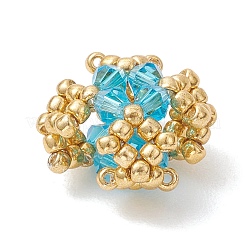 Прозрачные стеклянные бусины&nbsp;PALLOY-MZ01244-03