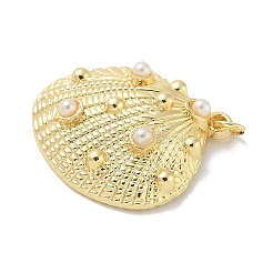 Подвески из латуни с имитацией жемчуга АБС KK-B124-03G