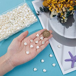 400шт бусины из искусственного жемчуга из АБС-пластика&nbsp;OACR-PA0001-40