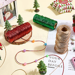 3 рулон полиэстеровых шнуров 3 цветов&nbsp;OCOR-CP0001-25B