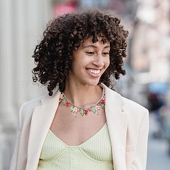 3 шт. 3 стиля клубника NJEW-TA00069