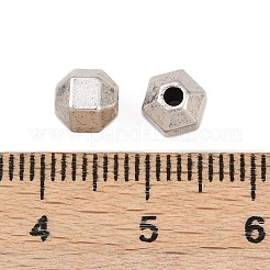 Сплавочные овальные бусины тибетского стиля  FIND-C068-11AS