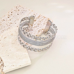 Латунь манжеты браслеты для женщин&nbsp;XH6746-2