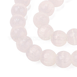 Colliers de perles en verre imitation œil de chat&nbsp;GLAA-N074-03A-09