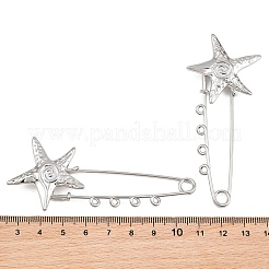 Spille di sicurezza a forma di stella marina e vortice in acciaio inossidabile 304&nbsp;SA-CBA098D-16A-P04
