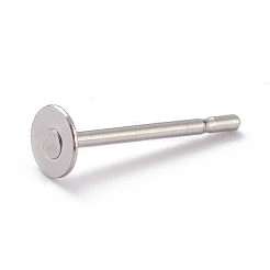 Фурнитура для сережек-гвоздиков из нержавеющей стали марки 304 STAS-J031-08