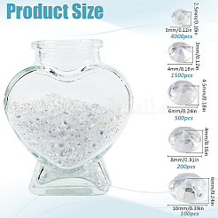 6300 шт. акриловые стразы с заостренной задней частью кабошоны GACR-SP0001-03B