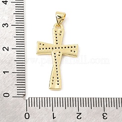 Pendentifs avec zircon cubiques à micro-pavés en laiton&nbsp;CU-CBAB8F5-05G-06