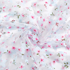 Градиент 3d бабочка полиэстеровая марлевая ткань&nbsp;AJEW-WH20006-148A