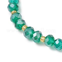 Рождественские тематические сплав эмаль рождественские колокольчики браслеты с подвесками BJEW-MZ00190-02