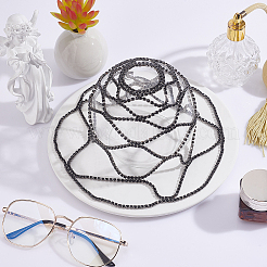 Кепка из сетки со стразами AJEW-WH0413-82B