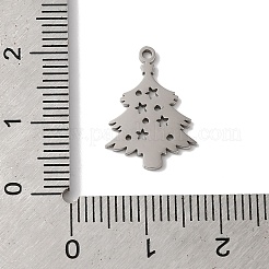 Не тускнеющий 5 шт. рождественские подвески из нержавеющей стали 201&nbsp;STAS-Z068-01P-01