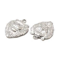 Подвеска-кабошон из не тускнеющей нержавеющей стали 304&nbsp;STAS-E182-03P