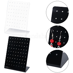 4шт 2-х цветные акриловые подставки для сережек&nbsp;EDIS-SP0001-04A