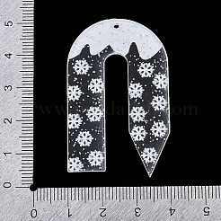 Акриловые подвески на рождественскую тематику OACR-Q100-06B