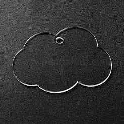 Прозрачные акриловые заготовки подвески TACR-Z003-01F