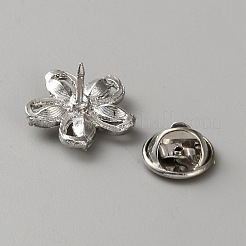 Броши со стразами из цинкового сплава&nbsp;LS-AJEW-WH0816-239P-01
