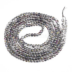 Стеклянные бусины с гальваническим покрытием &nbsp;LS-EGLA-S195-02C-02