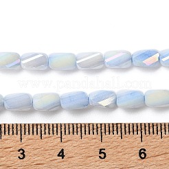 Нити из окрашенных непрозрачных стеклянных бусин GLAA-I059-01B