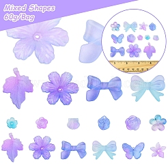 60 г прозрачных акриловых бусин&nbsp;OACR-FS0001-90B