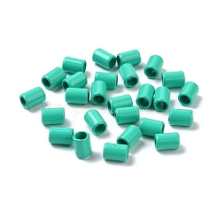 Perline in lega verniciate a spruzzo per placcatura a cremagliera per la creazione di gioielli&nbsp;PALLOY-F291-01I